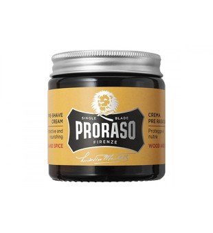 Proraso Wood & Spice Pre-shave Cream Raseerimiseelne kreem, 100 ml  | inbeauty.ee