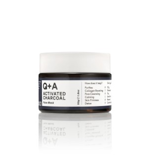 Q+A Activated Charcoal Detox Face Mask Puhastav näomask aktiivsöega, 50 g | inbeauty.ee