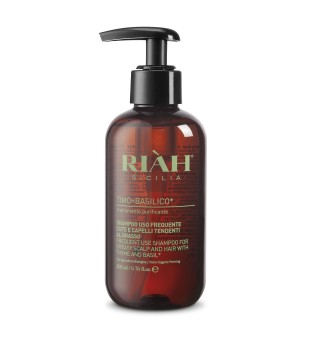 RIAH Frequent Use Shampoo With Thyme & Basil Šampoon rasusele peanahale igapäevaseks kasutamiseks, 200 ml | inbeauty.ee