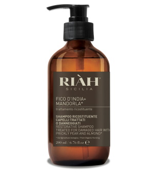 RIAH Restorative Shampoo With Prickly Pear & Almond Taastav šampoon kuld-viigikaktuse ja mandliõliga, 200 ml | inbeauty.ee