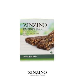 Zinzino Energy Bar Nut & Seed Energiabatoonid pähklite ja seemnetega, 4x40g | inbeauty.ee